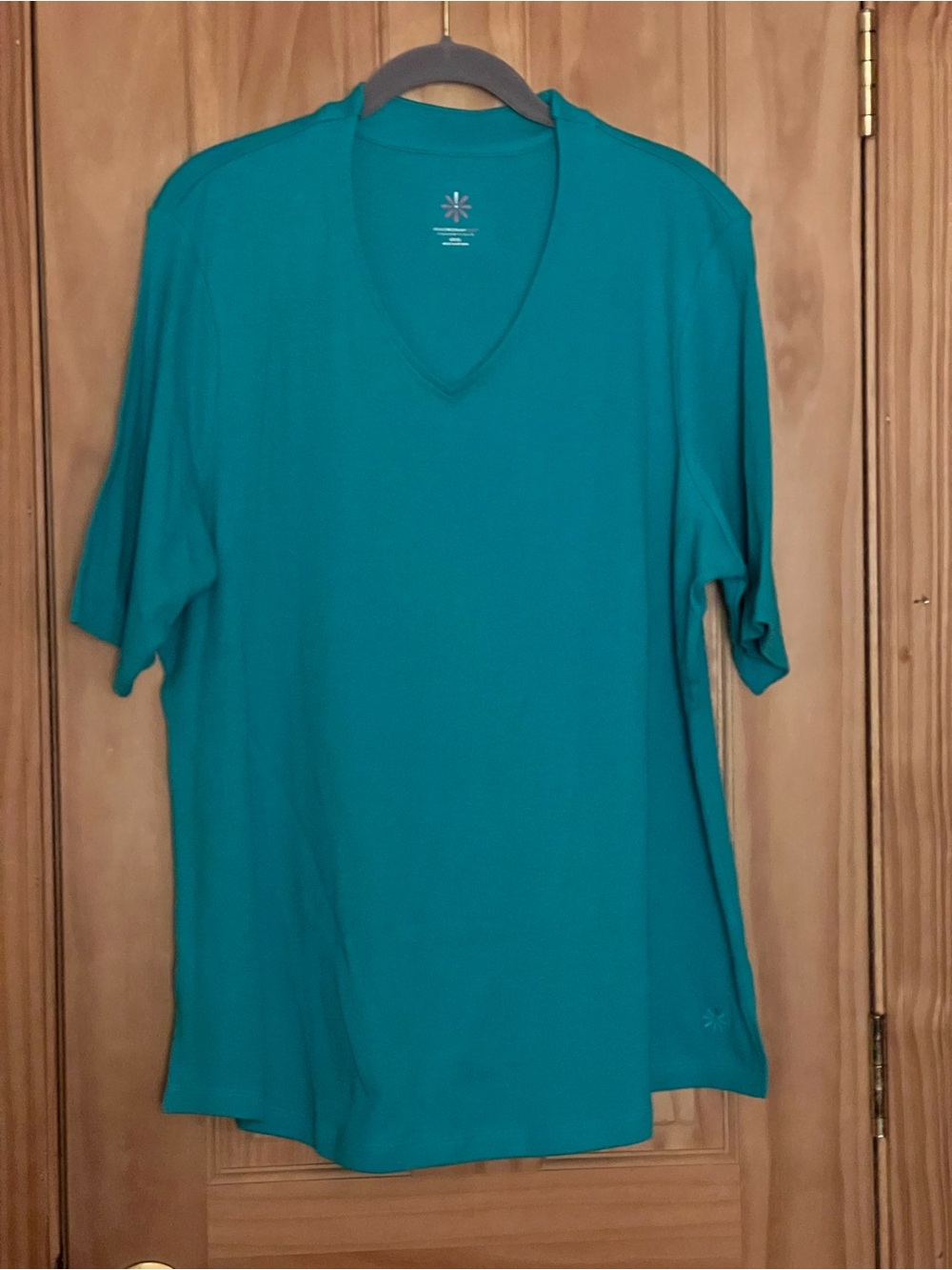 Isaac Mizrahi Live! Essentials V-Neck Elbow Sleeve Tunic XL